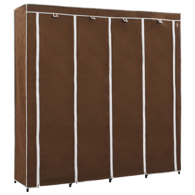 Garde-Robe Avec 4 Compartiments 175X45X170 Cm