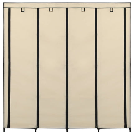 Garde-Robe Avec 4 Compartiments 175X45X170 Cm