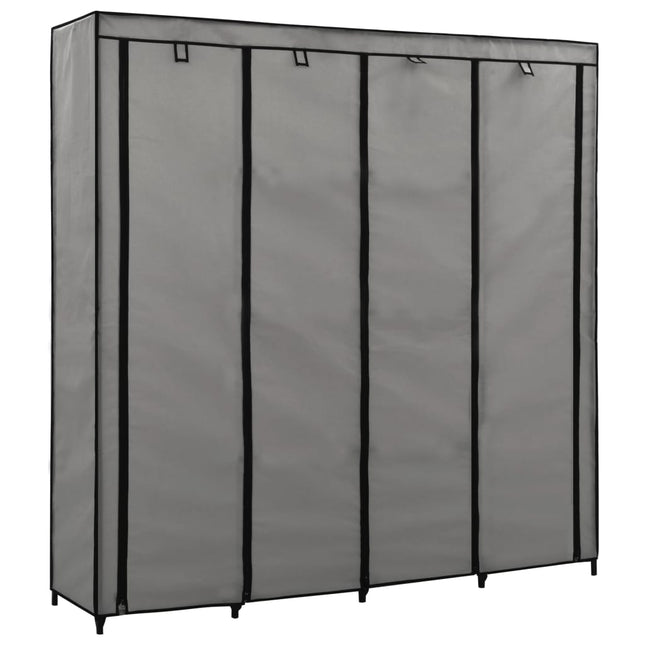 Garde-Robe Avec 4 Compartiments 175X45X170 Cm