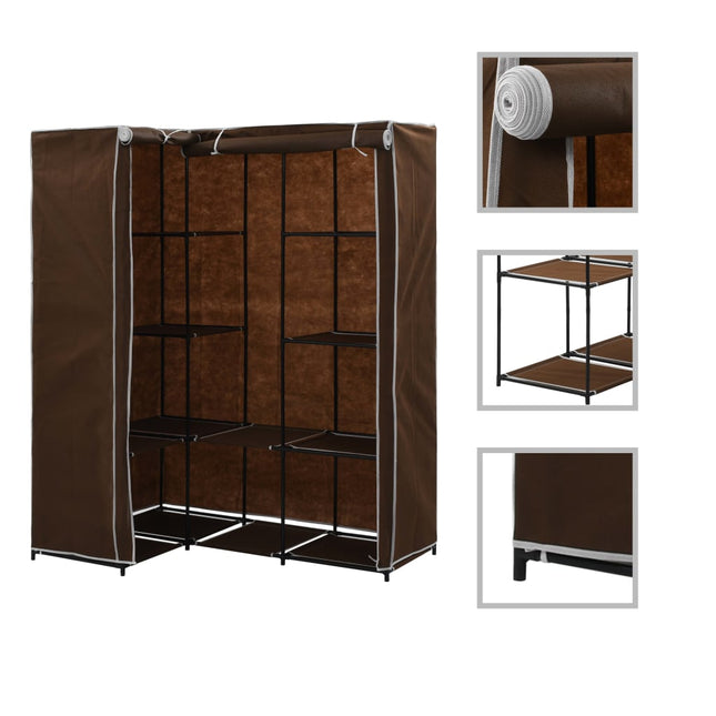 Garde-Robe D'angle 130X87X169 Cm