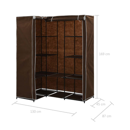 Garde-Robe D'angle 130X87X169 Cm