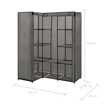 Garde-Robe D'angle 130 X 87 X 169 Cm