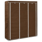 Armoire Avec Compartiments Et Barres 150X45X175 Cm Tissu