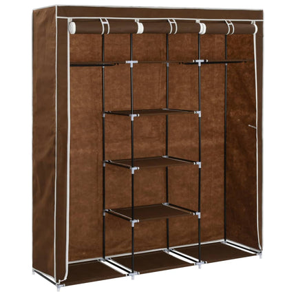 Armoire Avec Compartiments Et Barres 150X45X175 Cm Tissu