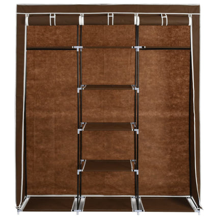 Armoire Avec Compartiments Et Barres 150X45X175 Cm Tissu