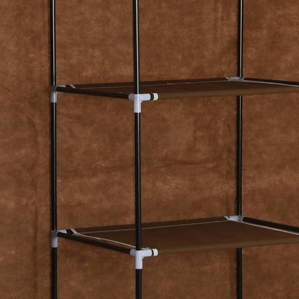 Armoire Avec Compartiments Et Barres 150X45X175 Cm Tissu
