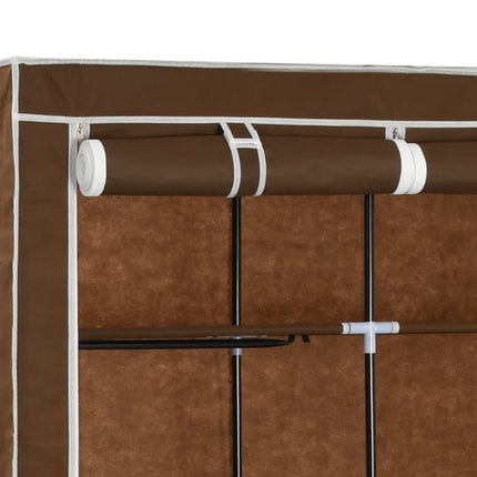 Armoire Avec Compartiments Et Barres 150X45X175 Cm Tissu