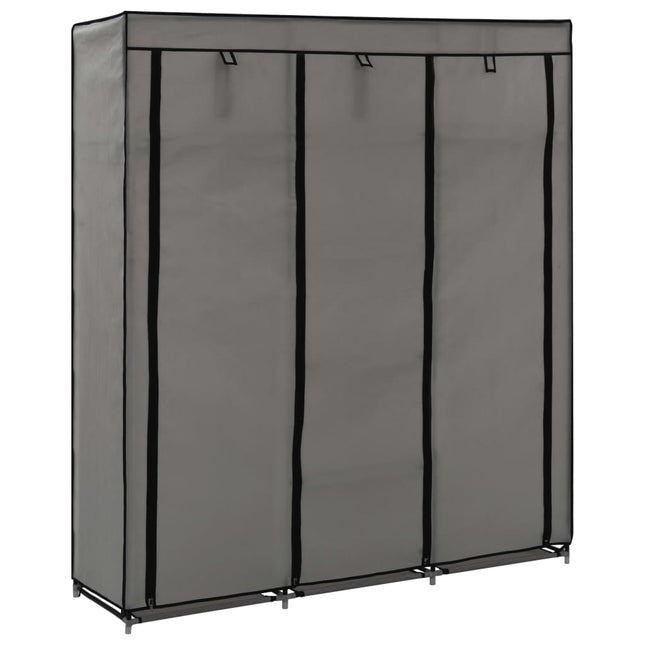 Armoire Avec Compartiments Et Barres 150X45X175 Cm Tissu