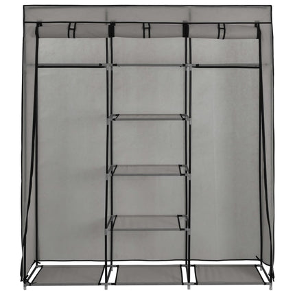 Armoire Avec Compartiments Et Barres 150X45X175 Cm Tissu