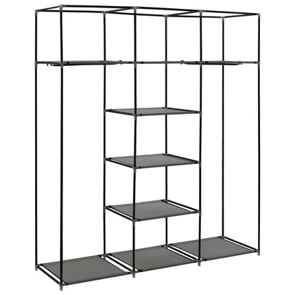 Armoire Avec Compartiments Et Barres 150X45X175 Cm Tissu