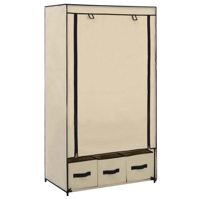 Garde-Robe 87 X 49 X 159 Cm Tissu