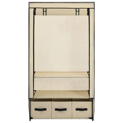 Garde-Robe 87 X 49 X 159 Cm Tissu