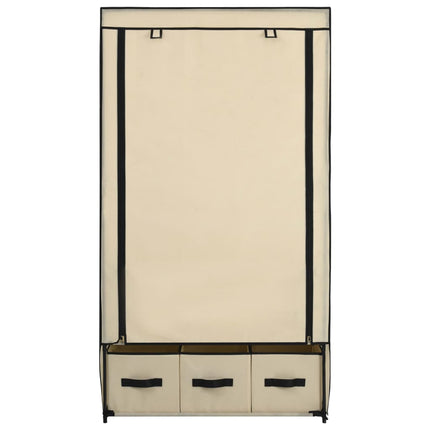 Garde-Robe 87 X 49 X 159 Cm Tissu