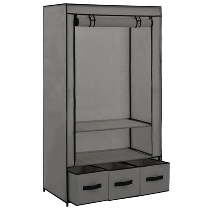 Garde-Robe 87 X 49 X 159 Cm Tissu