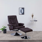 Fauteuil De Massage Avec Repose-Pied Similicuir