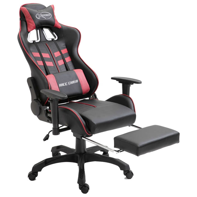 Chaise De Jeu Avec Repose-Pied Similicuir