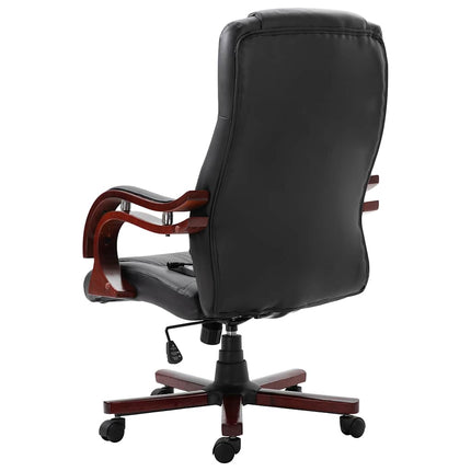 Chaise De Bureau Noir Similicuir