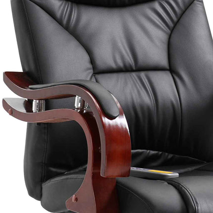 Chaise De Bureau Noir Similicuir