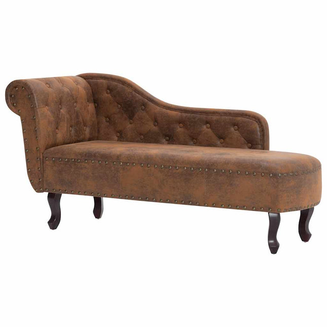 Chaise Longue Similicuir Daim