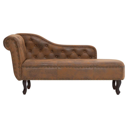 Chaise Longue Similicuir Daim