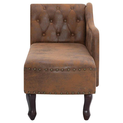 Chaise Longue Similicuir Daim