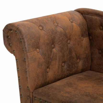 Chaise Longue Similicuir Daim