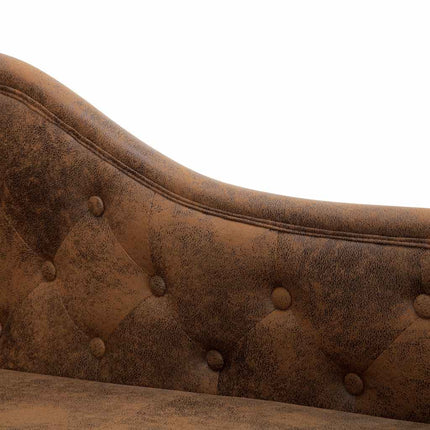 Chaise Longue Similicuir Daim