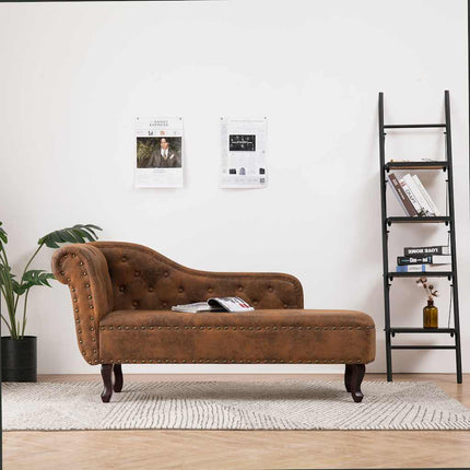 Chaise Longue Similicuir Daim