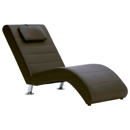 Chaise Longue Avec Coussin Similicuir