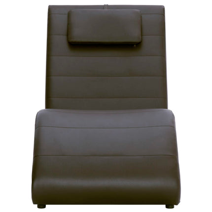 Chaise Longue Avec Coussin Similicuir