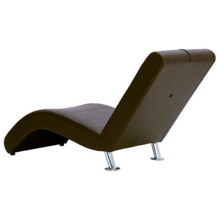 Chaise Longue Avec Coussin Similicuir
