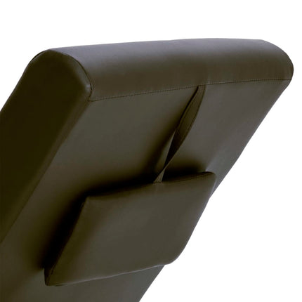 Chaise Longue Avec Coussin Similicuir