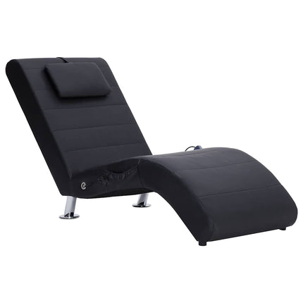 Chaise Longue De Massage Avec Oreiller Similicuir