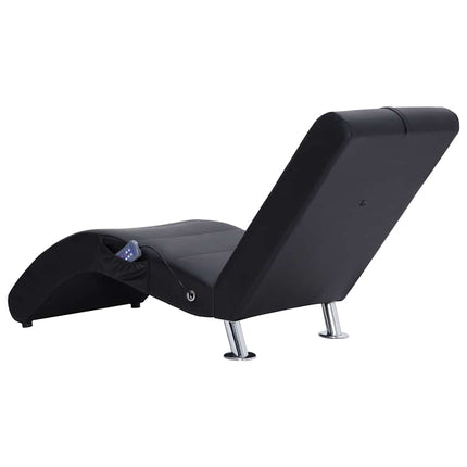 Chaise Longue De Massage Avec Oreiller Similicuir