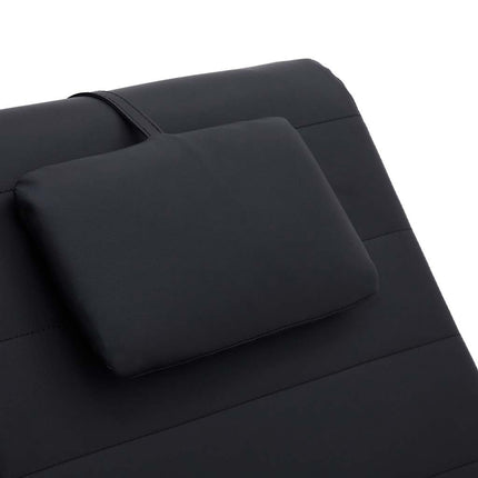 Chaise Longue De Massage Avec Oreiller Similicuir