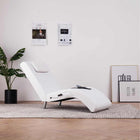 Chaise Longue De Massage Avec Oreiller Similicuir