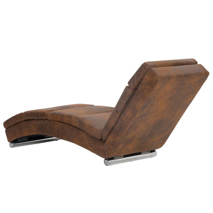 Chaise Longue Similicuir Daim