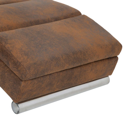 Chaise Longue Similicuir Daim