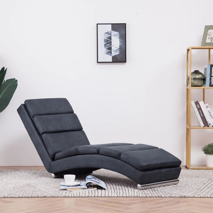 Chaise Longue Similicuir Daim