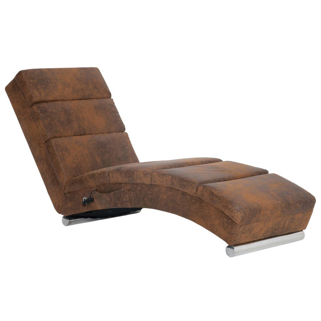 Chaise Longue De Massage Similicuir Daim