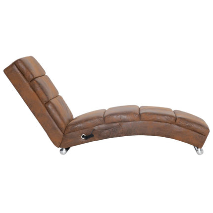 Chaise Longue De Massage Similicuir Daim
