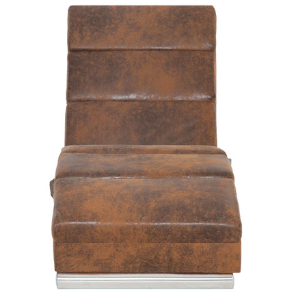 Chaise Longue De Massage Similicuir Daim