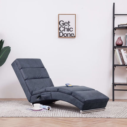 Chaise Longue De Massage Similicuir Daim
