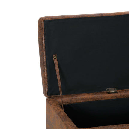 Banc Avec Compartiment De Rangement Similicuir
