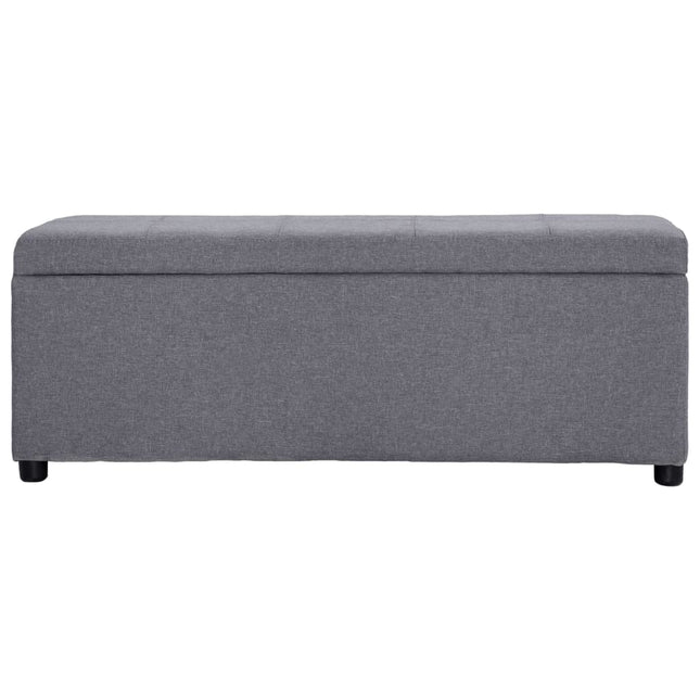 Banc Avec Compartiment De Rangement 116 Cm Polyester