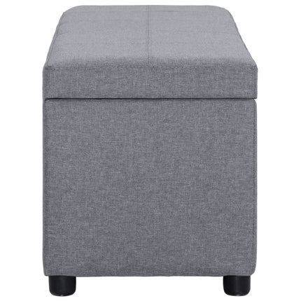 Banc Avec Compartiment De Rangement 116 Cm Polyester