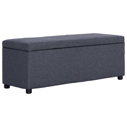 Banc Avec Compartiment De Rangement 116 Cm Polyester