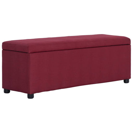 Banc Avec Compartiment De Rangement 116 Cm Polyester