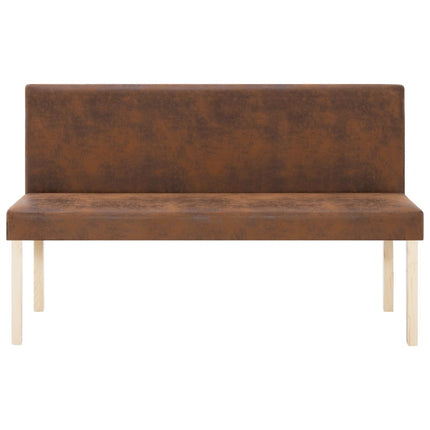 Banc 139,5 Cm Similicuir Daim