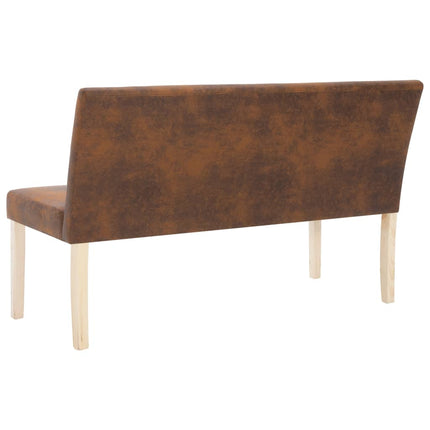 Banc 139,5 Cm Similicuir Daim